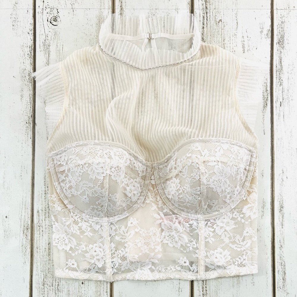 36D Victoria’s Secret Dream Angels Lined Demi Tulle Lace Bra - Picture 4 of 12